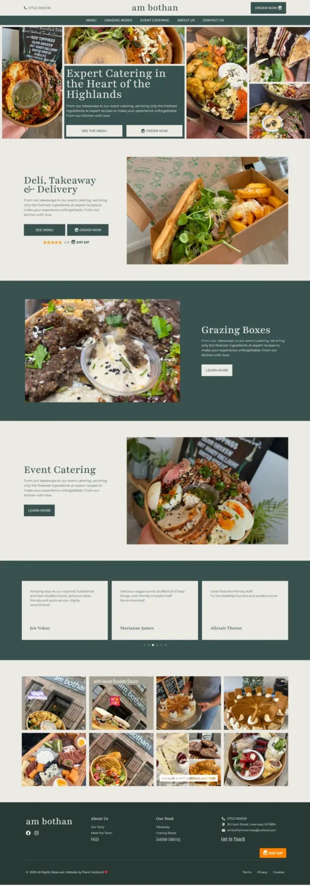 am bothan · catering and deli