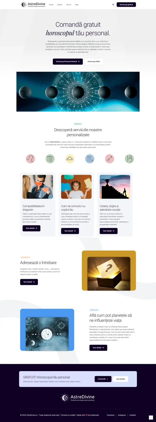 AstreDivine · horoscope and astrology