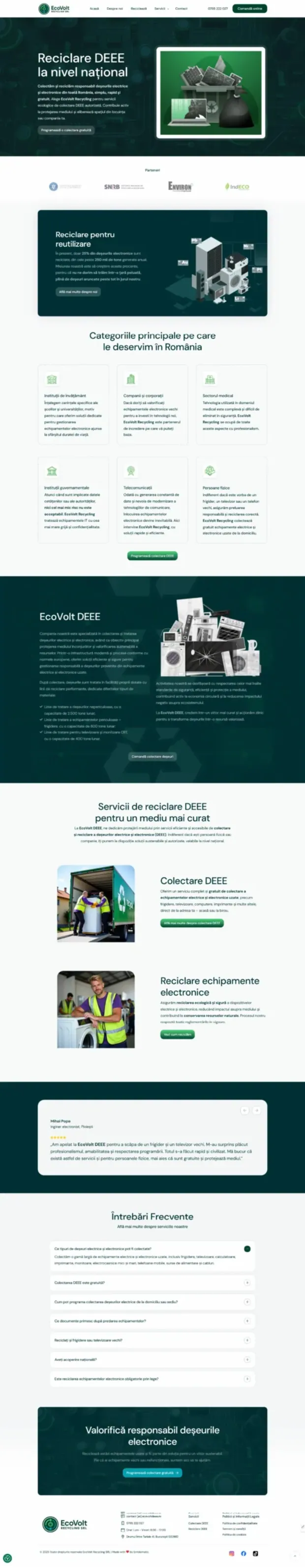 EcoVolt · WEEE recycling