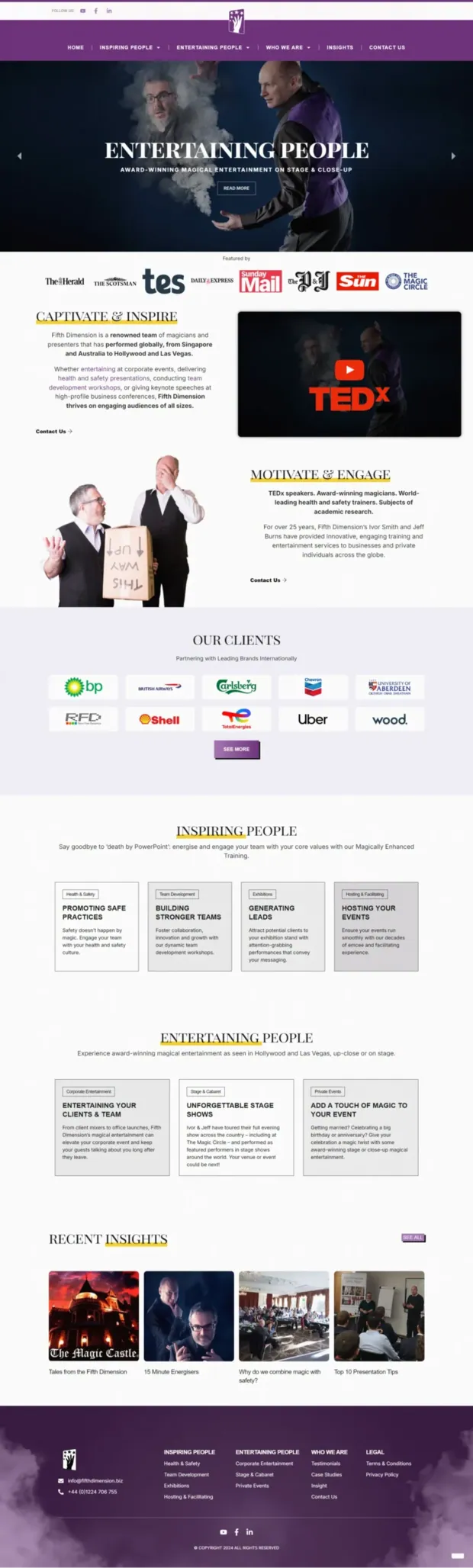 Speaker and events agency