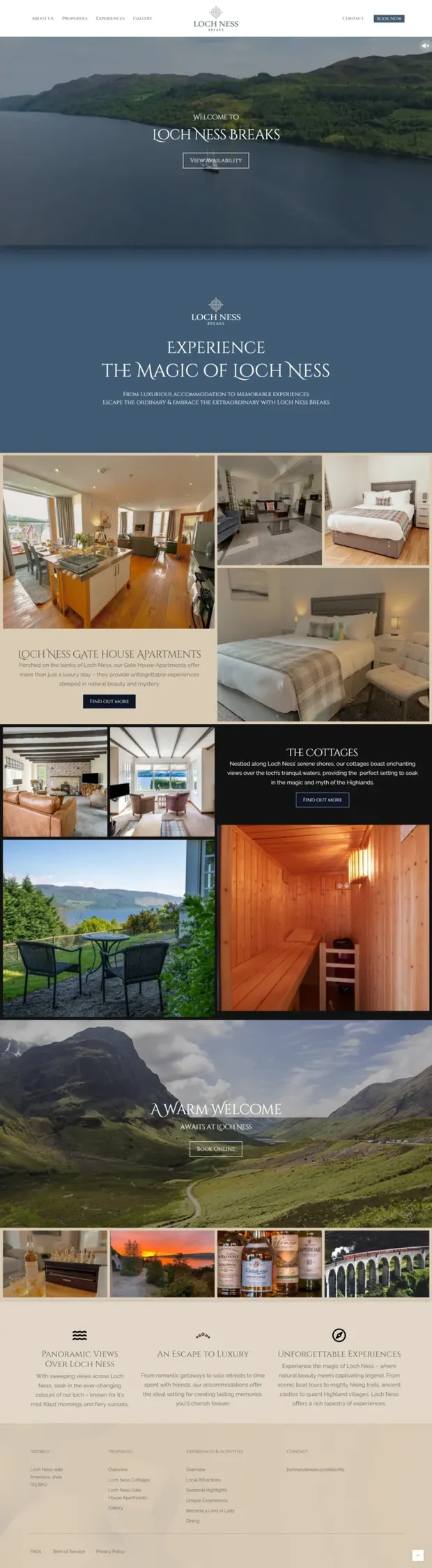 Loch Ness · stays and experiences