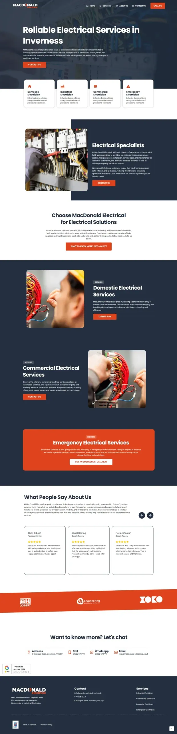 MacDonald Electrical · Inverness