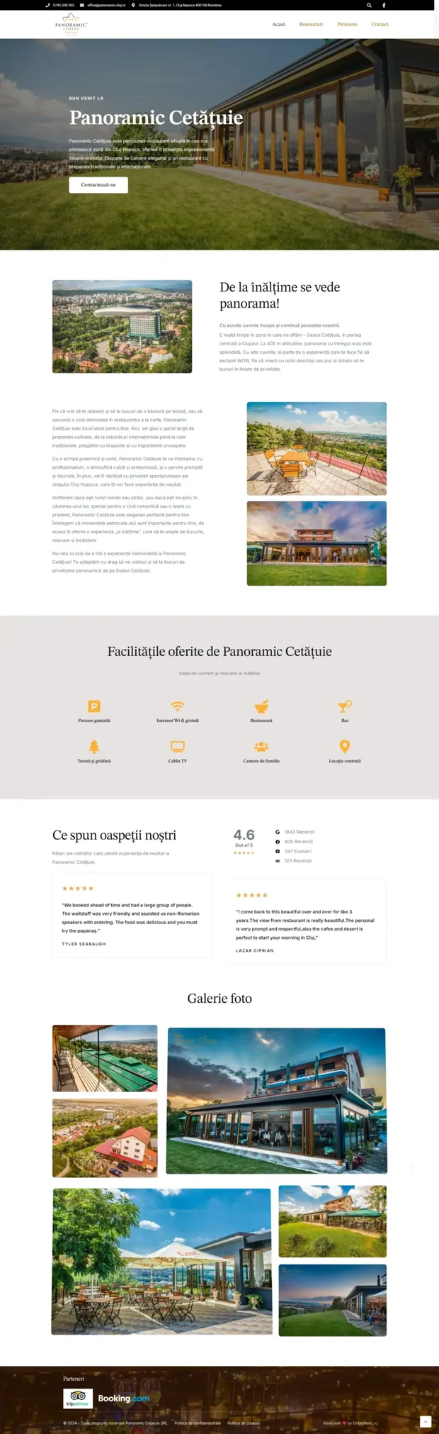 Panoramic Cetățuie · restaurant