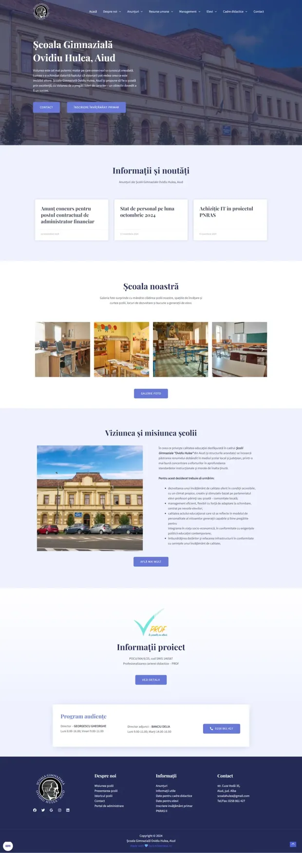 Ovidiu Hulea School, Aiud