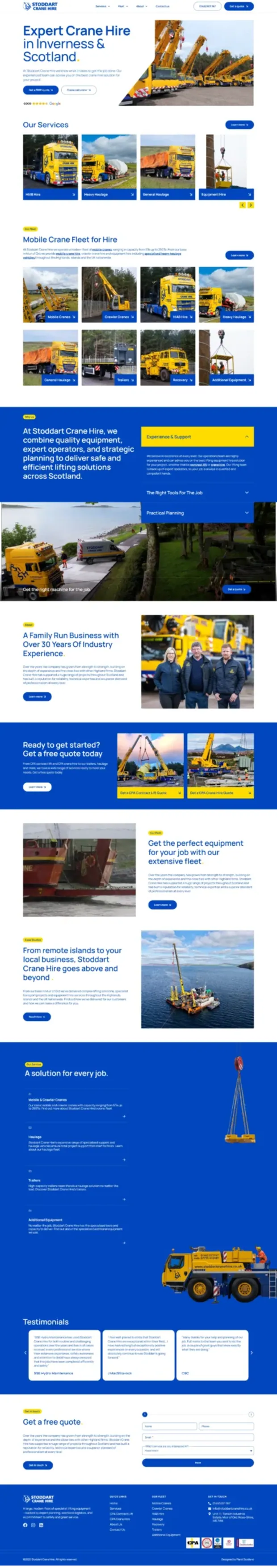 Stoddart Crane Hire · cranes
